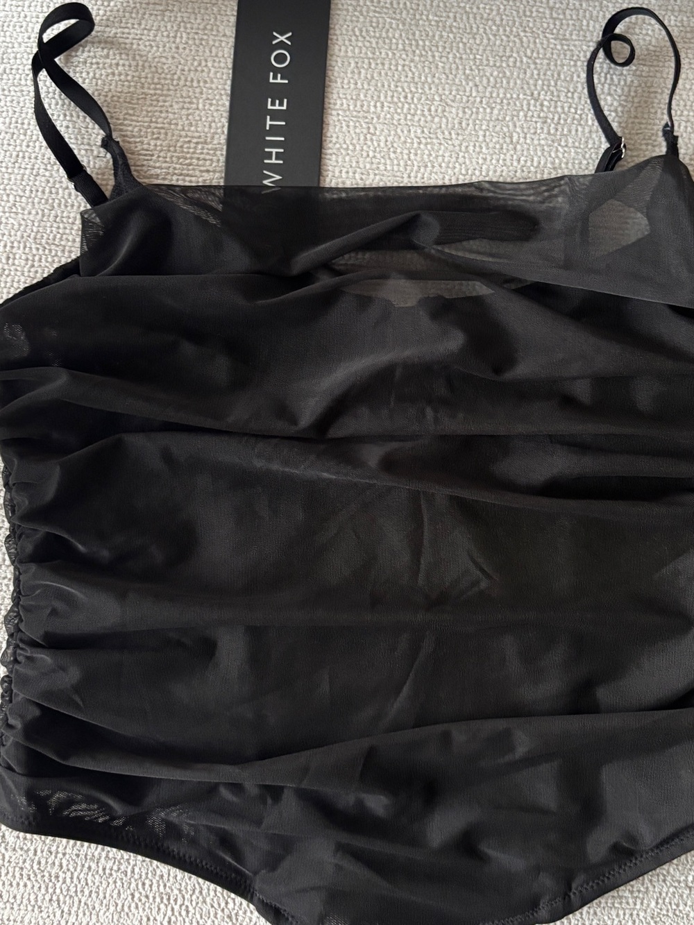 Heavenly Hour Bustier Black by White Fox Size M New - Picture 3 of 6